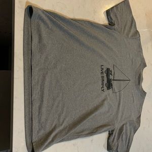 Patagonia tshirt heathered grey size large
